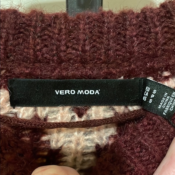 Vero Moda Chunky Fair Isle Sweater - Picture 2 of 5